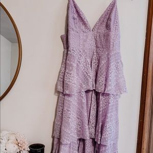 Lulu’s Endless Romance Tiered Midi Dress
